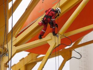 Tilkomstteknikker fra High Access Solutions i konstruksjon